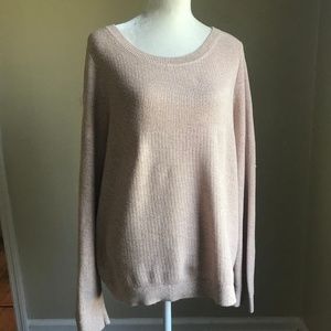 LOFT Blush Crew Neck Sweater